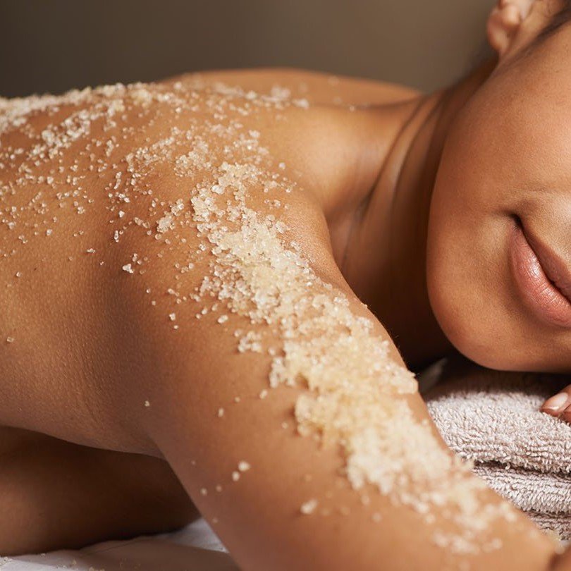 Closeup shot of a young woman relaxing during a spa treatment